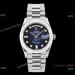 Rolex Day-Date 36mm Copy Watch Blue Ombre Dial Silver Presidential